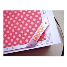 Lachen-Postkarte