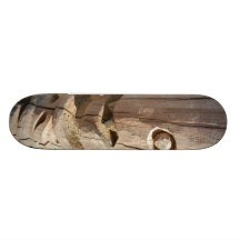 Lachendes Totem-Gesicht Skateboard Deck