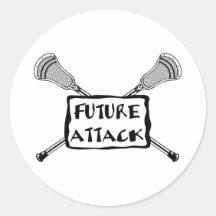 Lacrosse-Baby FutureAttack Aufkleber