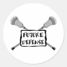 Lacrosse-Baby FutureDefense Aufkleber