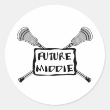 Lacrosse-Baby FutureMiddie Aufkleber
