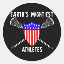 Lacrosse entwirft mächtigsten Aufkleber