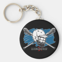Lacrosse-Haltung Schlüsselbänder