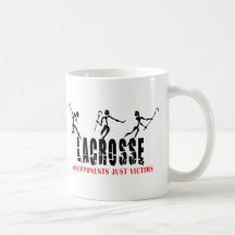 Lacrosse keine Gegner gerade Opfer-T-Shirts Gesche Tasse