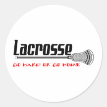 Lacrosse-Motivations-harter Aufkleber