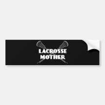 Lacrosse Parents LacrosseMother Weiß Autosticker