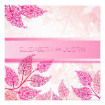 Lacy Leaves Wedding Invitation einladungen