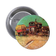 Lager der Sinti und Roma mit Wohnwagen durch Van G Buttons