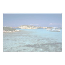 Lagune, Mittelmeerinsel von Sardinien Büropapiere