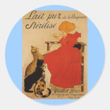 Lait Pur de la Vingeanne Sterilise Runder Sticker