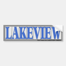 Lakeview Aufkleber Autoaufkleber