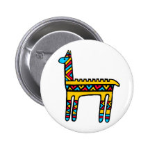 Lama-Farben Anstecknadelbuttons