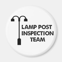 Lampen-Posten-Inspektionsteam Kühlschrankmagnete