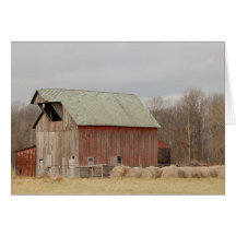 Land-Leben Grußkarte