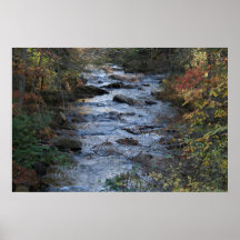Land-Nebenfluss Plakat