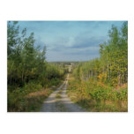 Land-Straße Postkarte