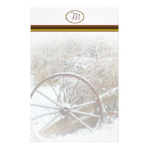 Land-Winter Individuelles Druckpapier