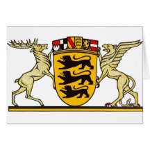 Landeswappen Baden-Württemberg Karte