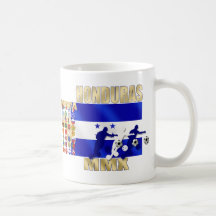 Landfans futbol Kunst Hondurass 32 qualifizierende Tasse