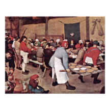 Ländliche Hochzeit durch Bruegel D. Ä. Pieter Einladung