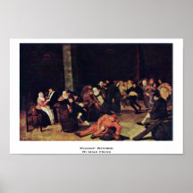Ländliche Hochzeit durch Hals Frans Posterdrucke