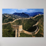 Landschaft der großen Wand, Jinshanling, China Posterdruck