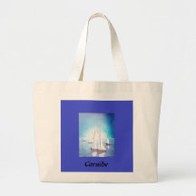 Landschaft der Karibik Tasche