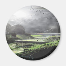 Landschaft Kühlschrankmagnet
