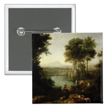Landschaft mit dem Finden von Mosese Buttons