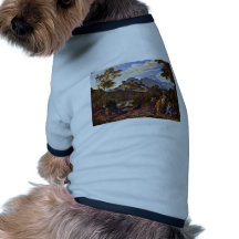Landschaft mit den Pfadfindern vom gelobten Land B Hunde T Shirt