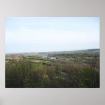 Landschaftlicher Ausblick nahe Dolgeville, NY Posterdruck