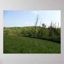 Landschaftsansicht Plakat