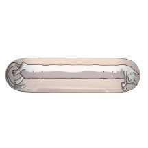 Lange Katze Skateboardbrett