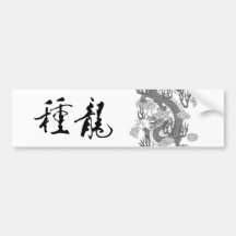 Langes Zhong, Nachkommen des Drachen Auto Aufkleber