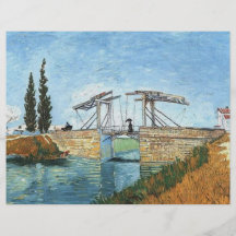 Langlois Brücke bei Arles durch Vincent van Gogh Individuelle Flyer