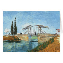 Langlois Brücke bei Arles durch Vincent van Gogh Karten