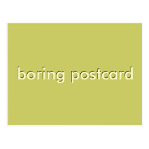 langweilige Postkarte postkarten