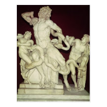 Laocoon, Hellenistic Vorlage, 1. Jahrhundert Postkarte