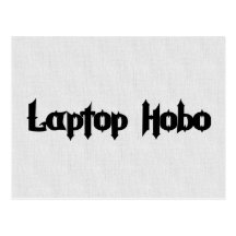 LaptopHobo Postkarte