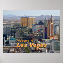 Las Vegas am Tageslicht Plakatdruck