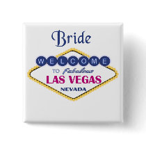 Las Vegas-Braut-Knopf