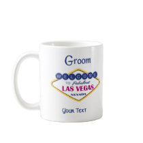 Las Vegas-Bräutigam-Becher
