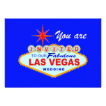 Las Vegas, das Einladung LITEBLUE Wedding ist
