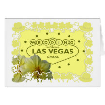 Las Vegas, das im März Karte Wedding ist