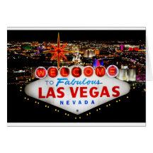Las Vegas-Geschenke Grußkarten