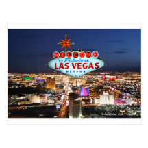 Las Vegas-Geschenke Postkarte