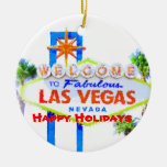 Las Vegas  Happy Holidays Ornaments