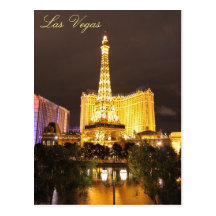 Las Vegas-Lichter Postkarte