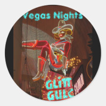 Las Vegas-Nächte Sticker