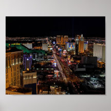 Las Vegas nachts Posterdrucke